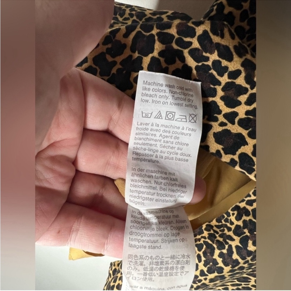 J Crew - Leopard Print Sheath Dress - Size 2 - Picture 7 of 8